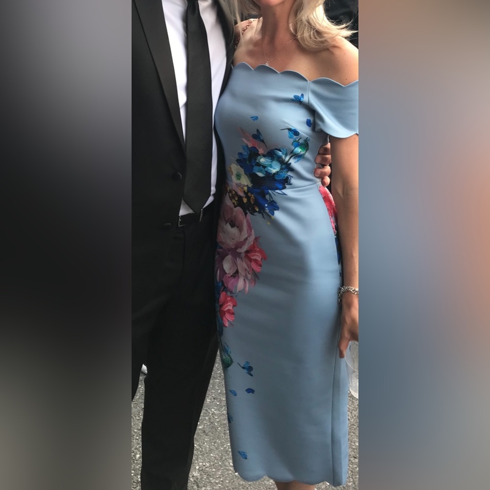 Ted baker flower cocktail dress